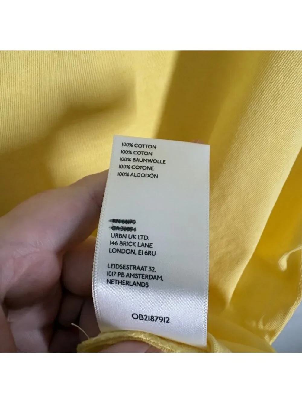 We The Free Women M Yellow Short Sleeve Perfect Oversized Crewneck Tee NWOT - Picture 11 of 13